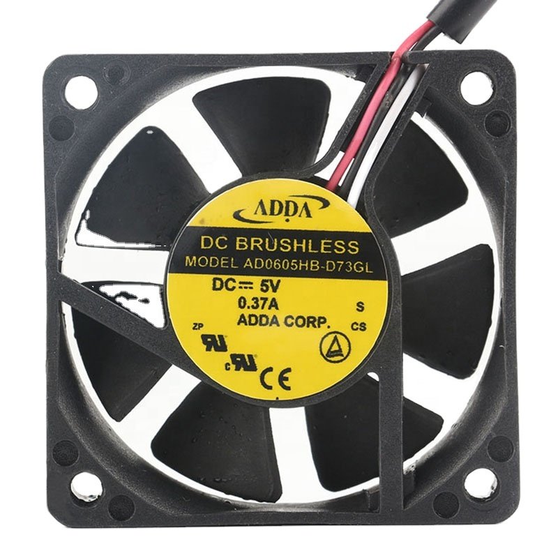 ADDA 12V 24V DC5V 0.37A EC AC 60*60*15MM CM 6015 3-wire High-air Volume Inverter Mute AD0605HB-D73GL Cooling Fan
